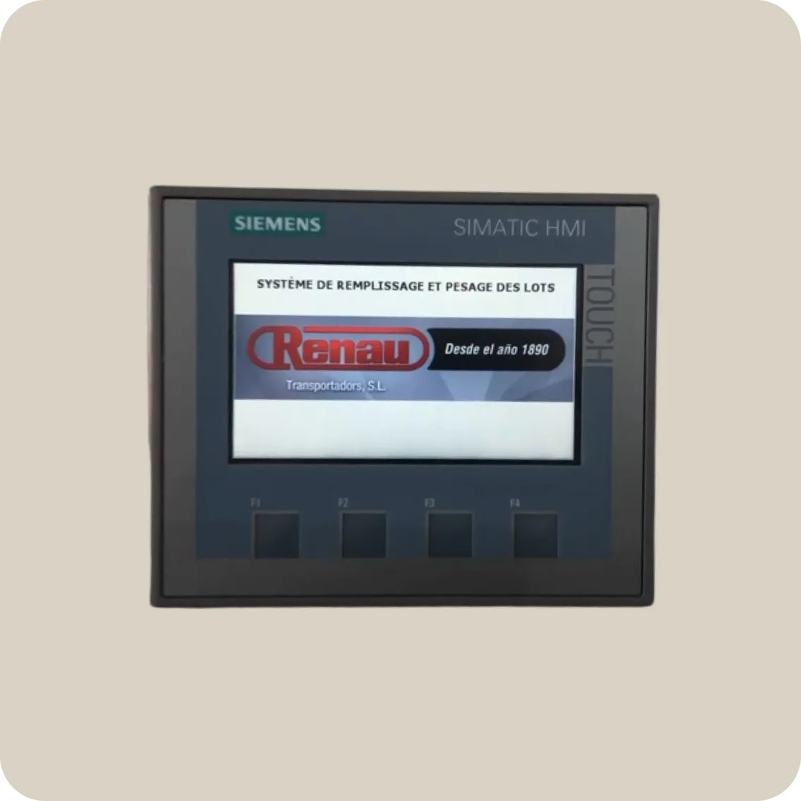 Rendu 3D : Écran tactile