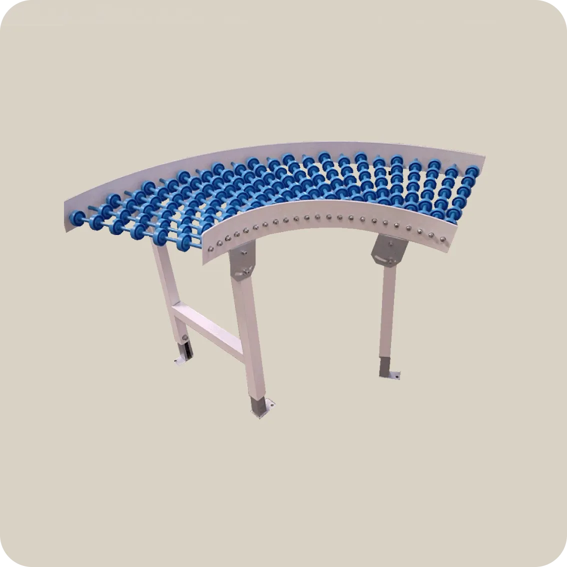 Rendu 3D d'un convoyeur à bande