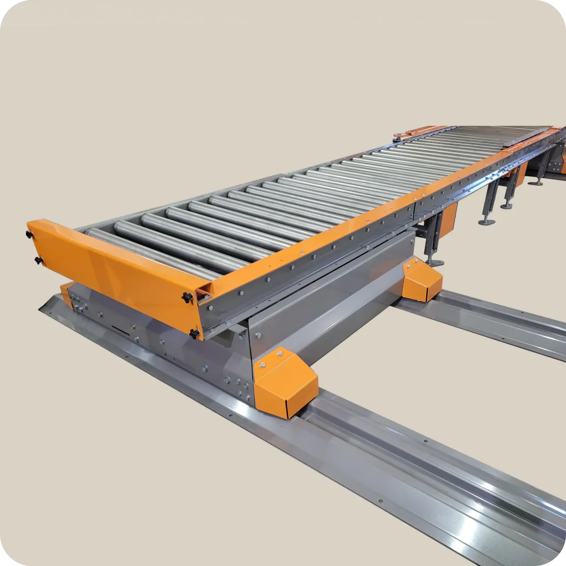 Rendu 3D d'un convoyeur à bande