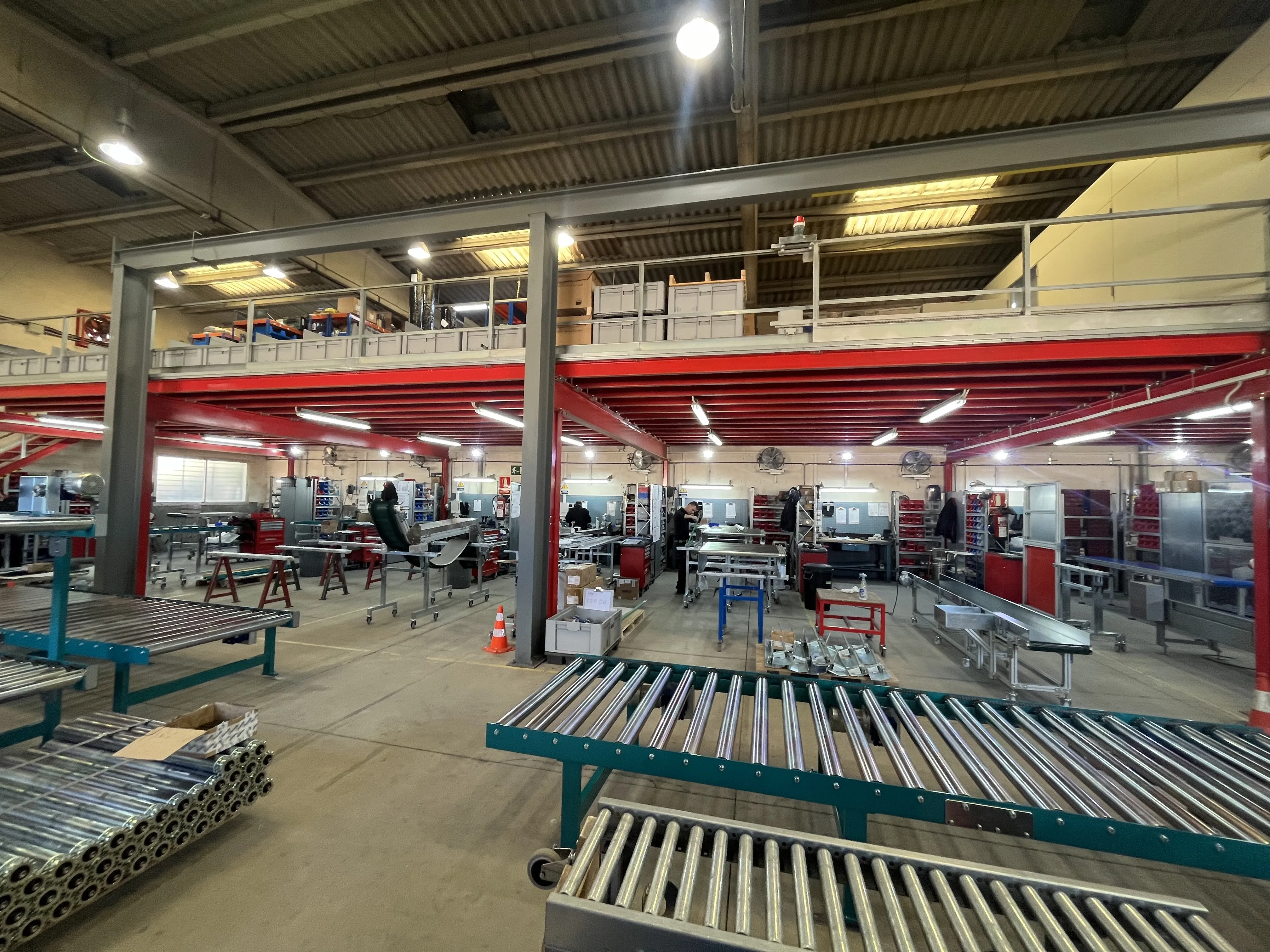 Photographie de l'atelier de Renau Transportadors S.L